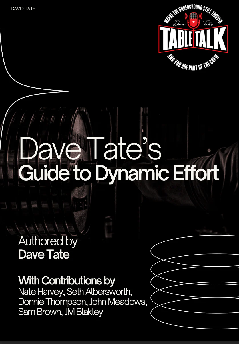 Dave Tate’s Guide To Dynamic Effort Training (EBOOK)