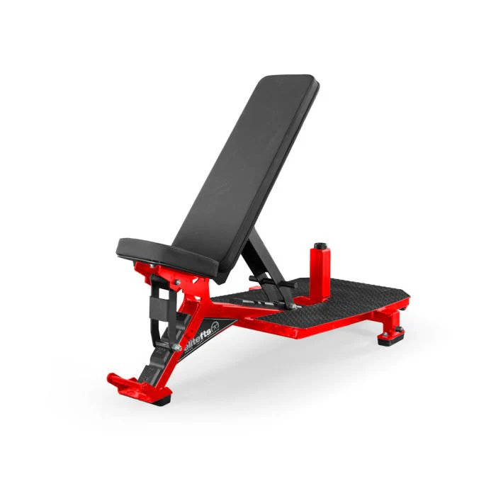 elitefts 0-90 Degree Signature Bench w/ Extra Large Spotter Platform and Kick Stand - Image 11