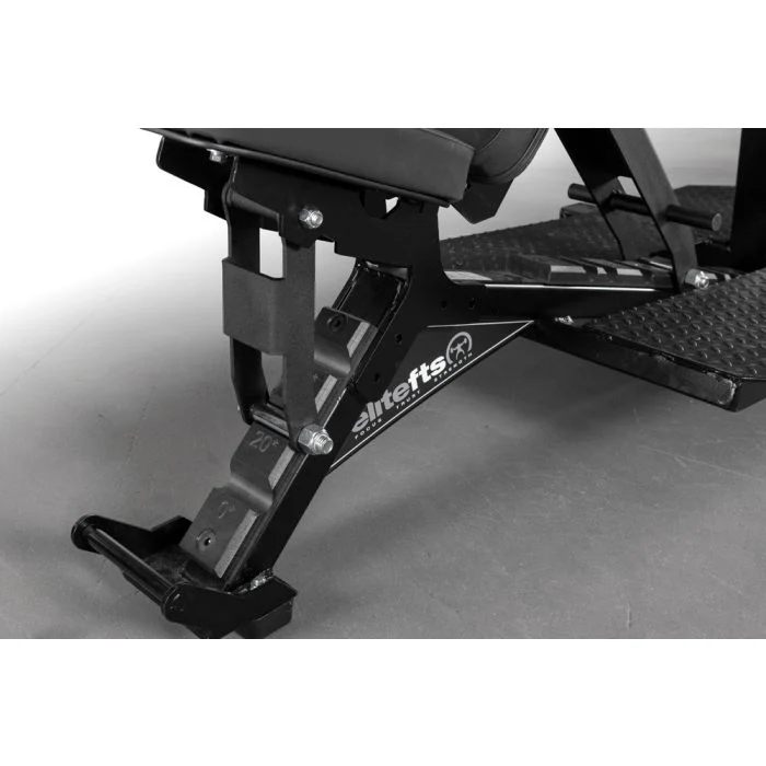 elitefts 0-90 Degree Signature Bench w/ Extra Large Spotter Platform and Kick Stand - Image 2