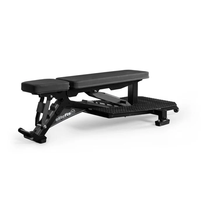 elitefts 0-90 Degree Signature Bench w/ Extra Large Spotter Platform and Kick Stand - Image 5
