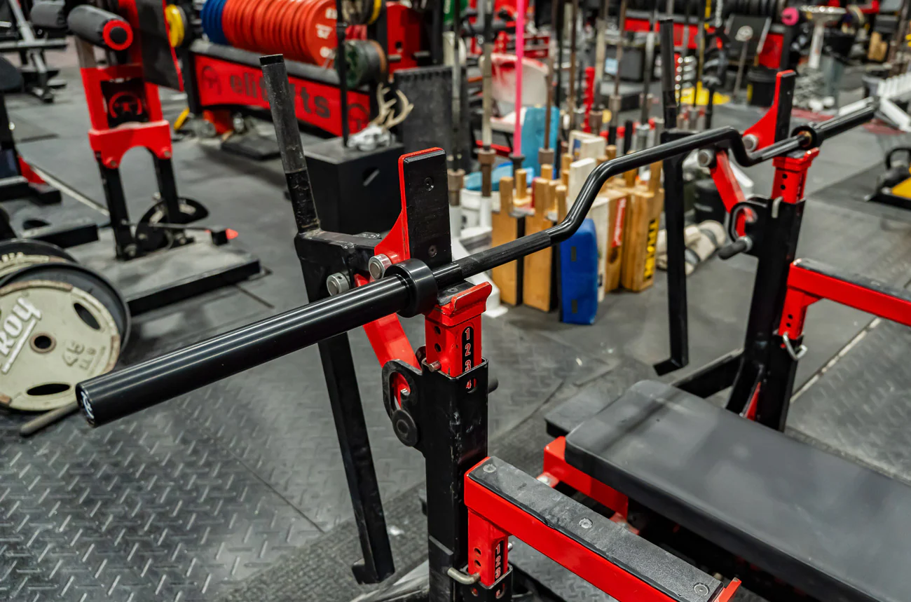 elitefts Black 4" Cambered Bar - Image 4