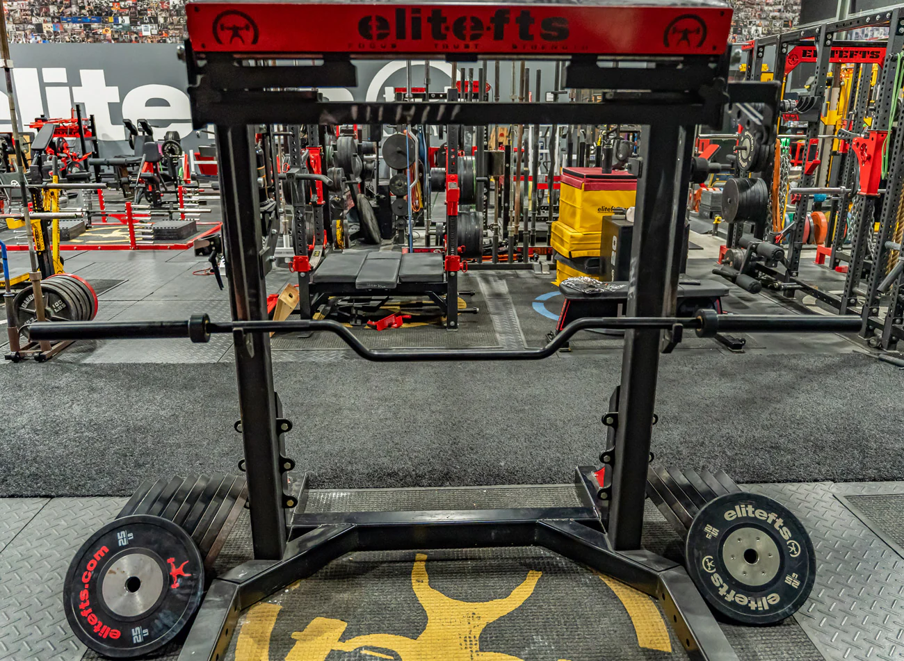 elitefts Black 4" Cambered Bar - Image 6