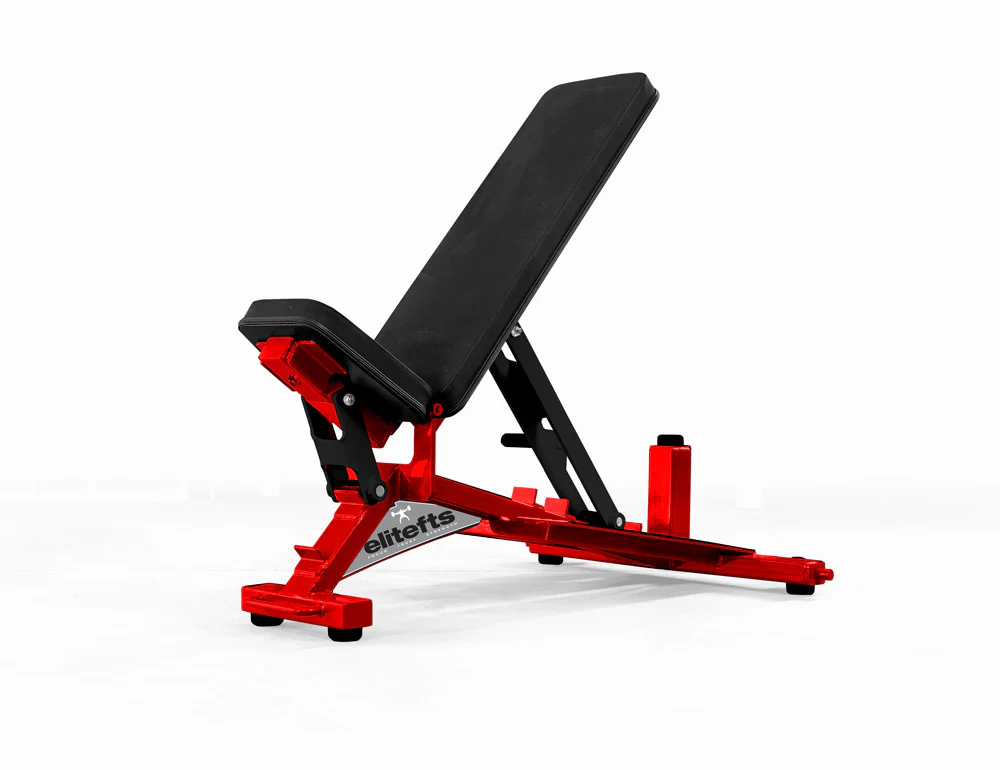 elitefts Collegiate 0-90 Bench with Spotting Steps and Kick Stand - Image 3