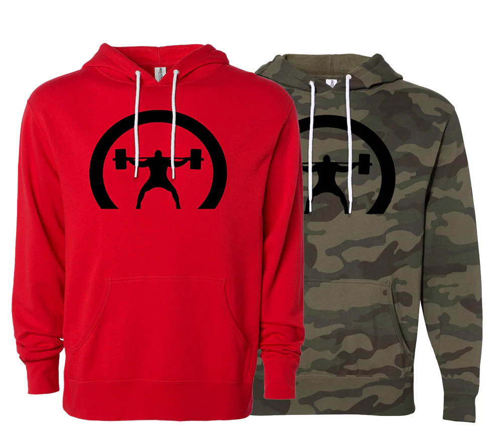 elitefts Crescent Only Black Lightweight Hoodie