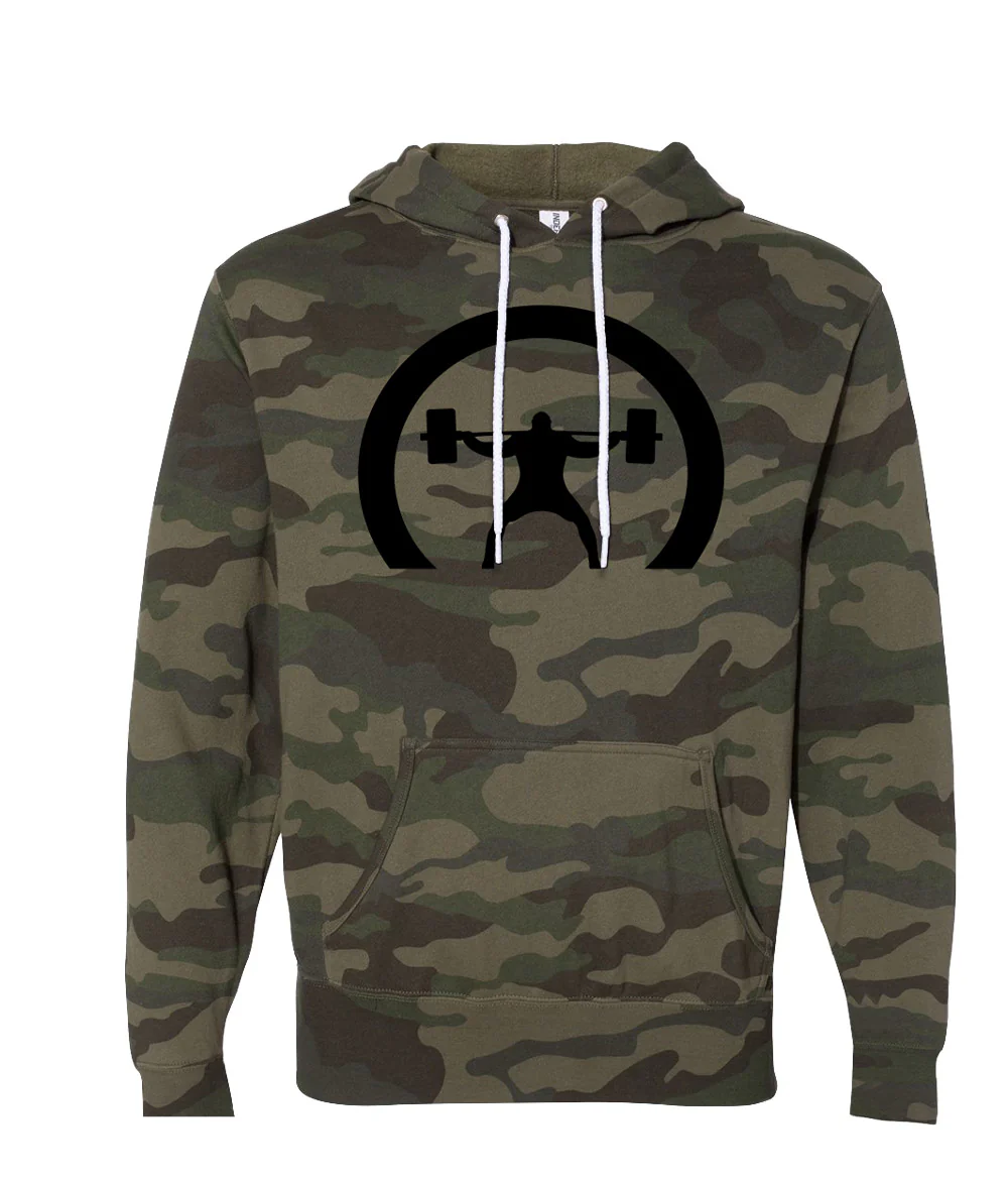elitefts Crescent Only Black Lightweight Hoodie - Image 2