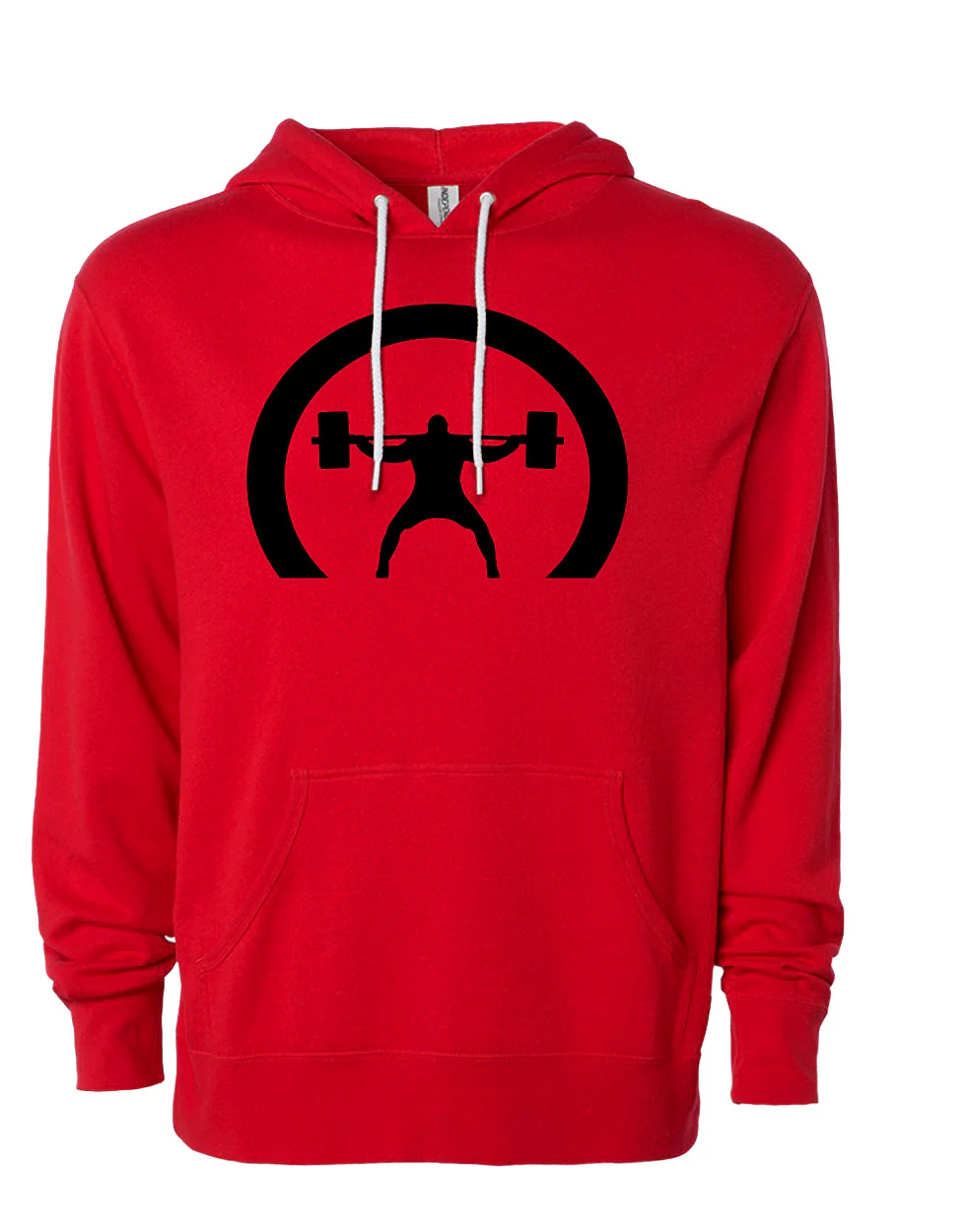elitefts Crescent Only Black Lightweight Hoodie - Image 3