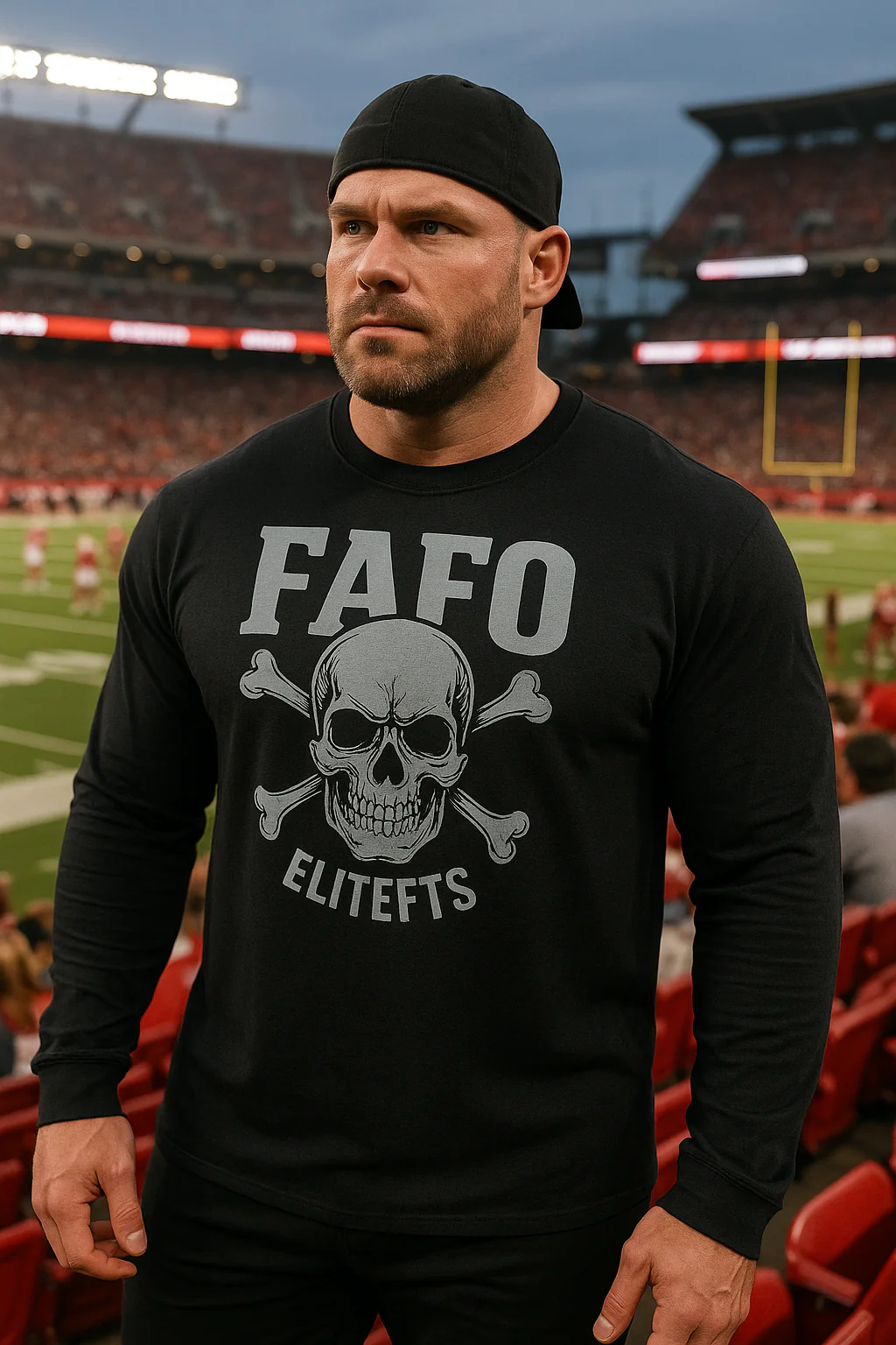 elitefts FAFO Long Sleeve T-Shirt - Image 2