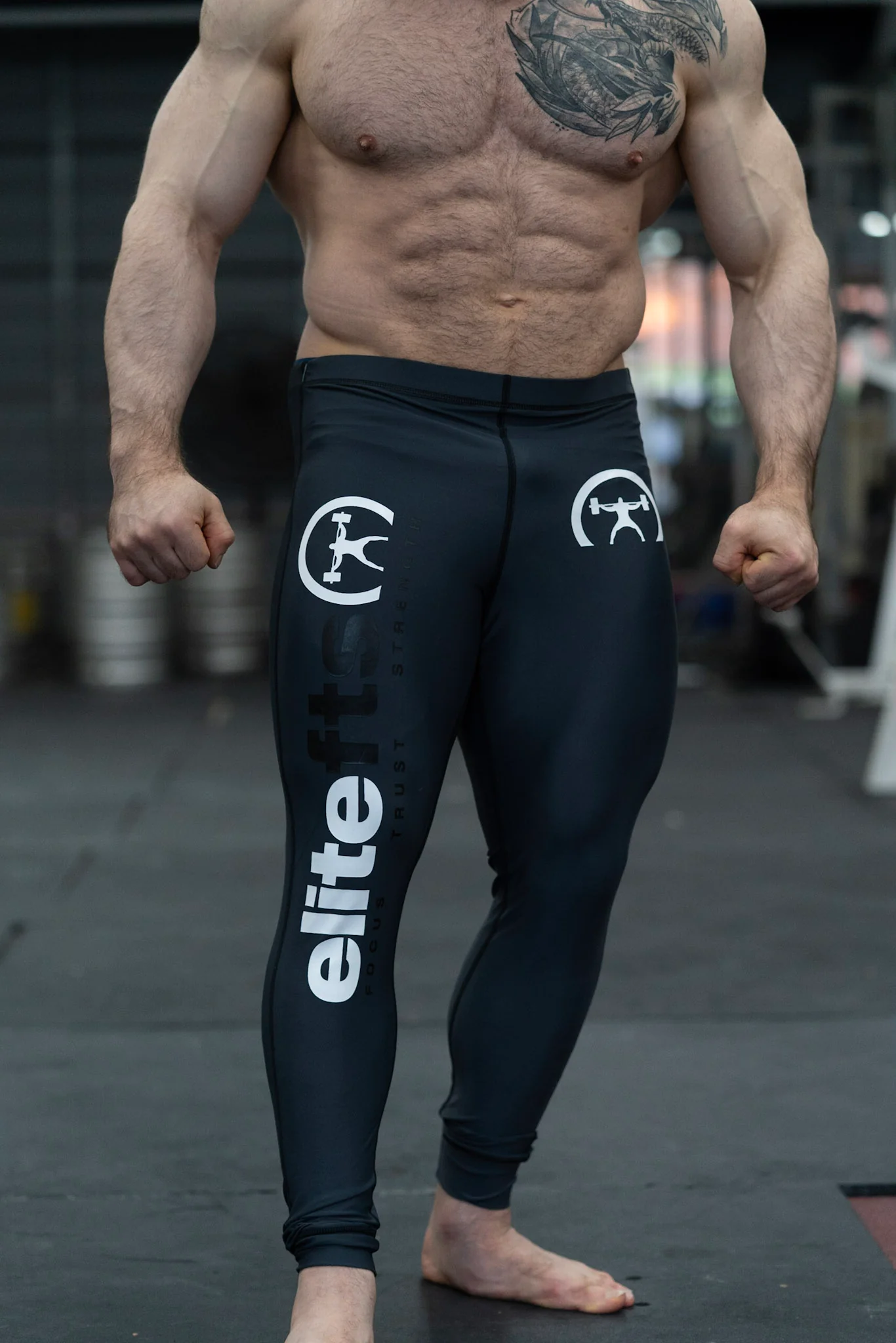 elitefts Gray Compression Pants - Image 3