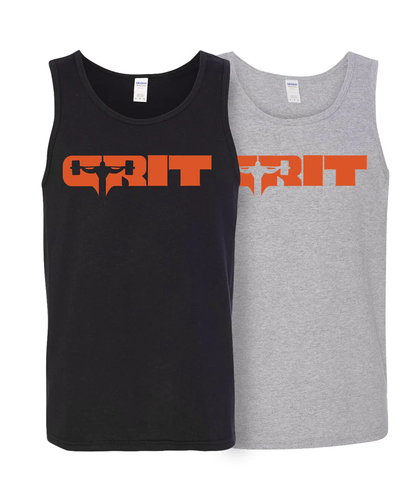 elitefts Grit Orange Tank Top