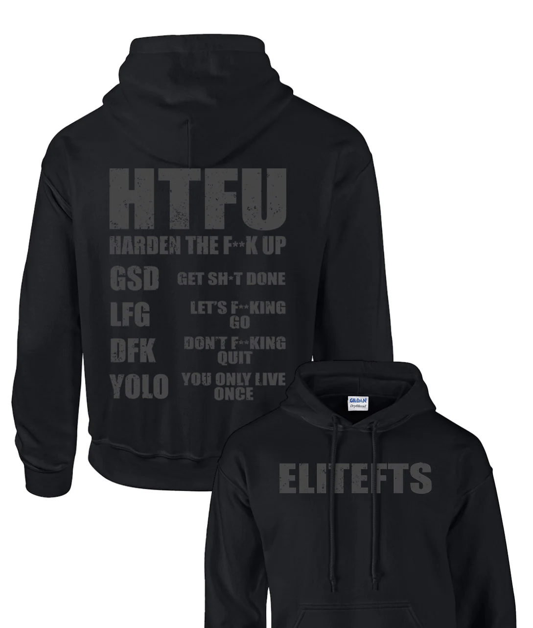 elitefts HTFU Hoodie - Image 3