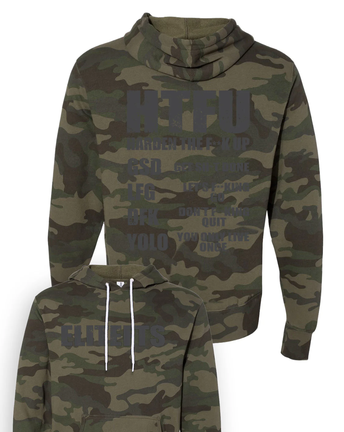 elitefts HTFU Lightweight Hoodie - Image 2