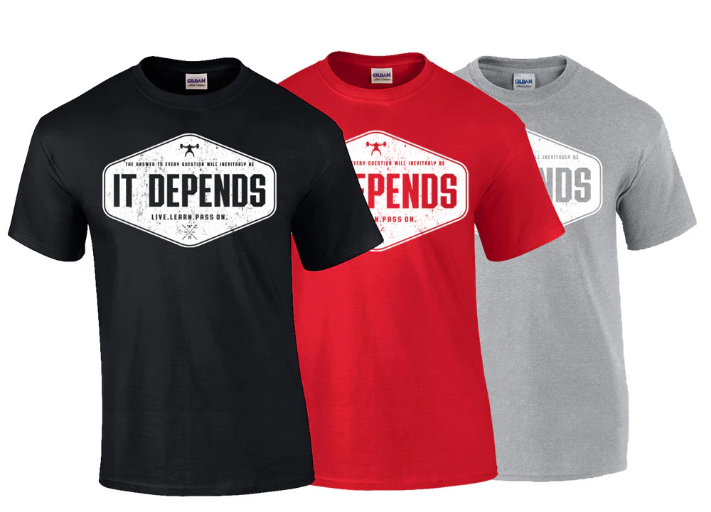 elitefts It Depends T-Shirt
