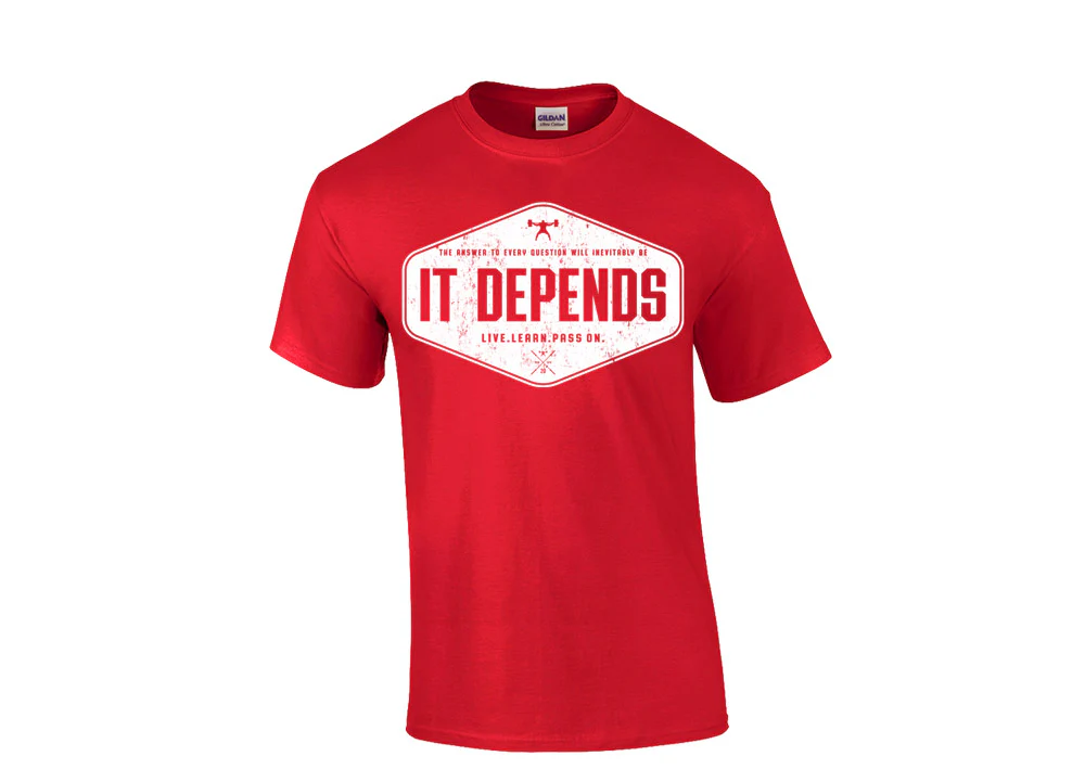 elitefts It Depends T-Shirt - Image 3