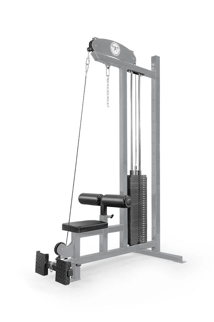 elitefts  Lat Pulldown Machine with Low Row – Selectorized - Image 2
