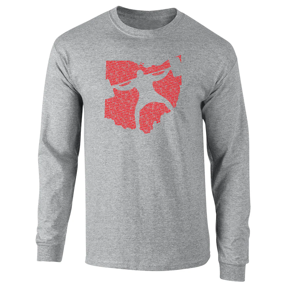 elitefts Ohio Squatter Long Sleeve T-Shirt - Image 3