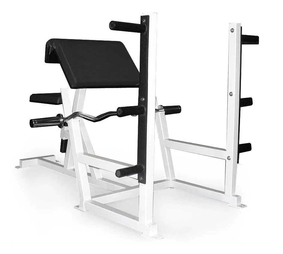elitefts Preacher Curl with Weight Racks - Image 8