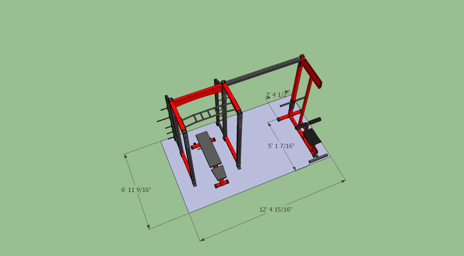 elitefts Quick Ship Lat Pulldown Rack Combo - Image 3