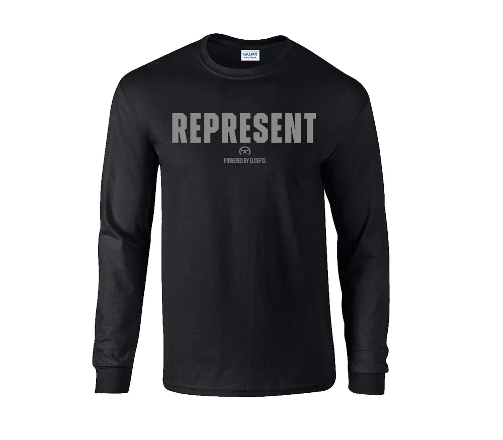 elitefts Represent Long Sleeve T-Shirt