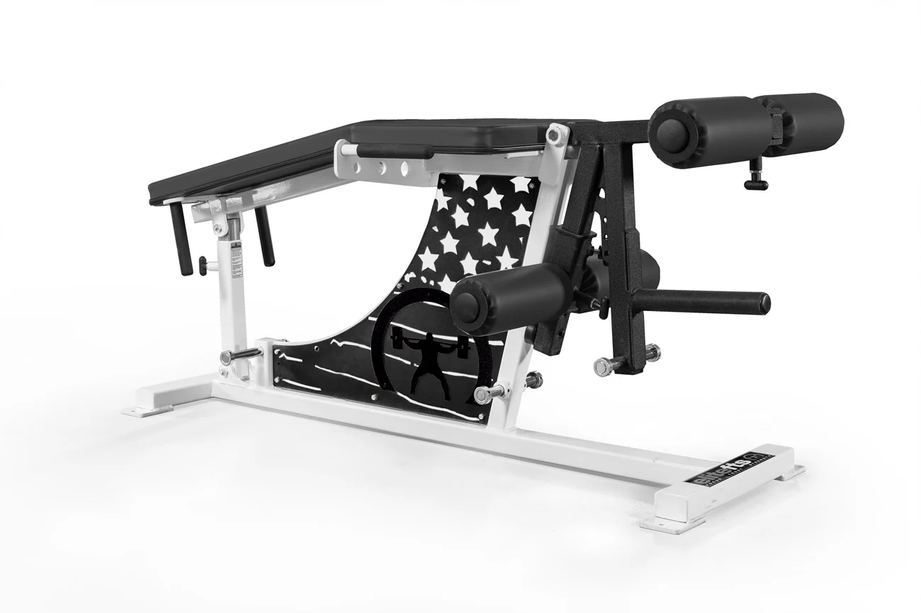 elitefts Signature Leg Ext/Curl Plate Loaded with Adjustable Main Pad & Logo Panel - Image 3