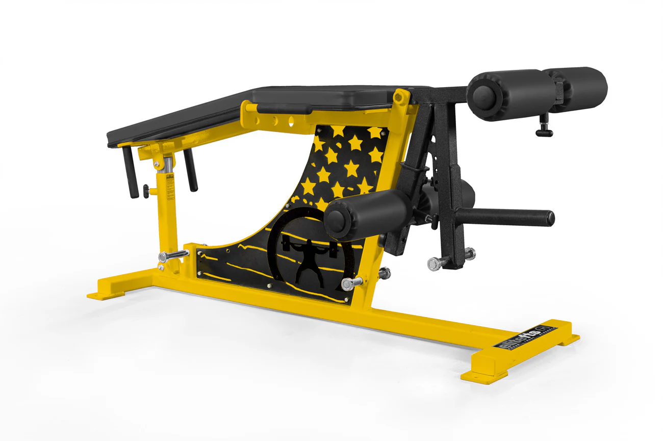 elitefts Signature Leg Ext/Curl Plate Loaded with Adjustable Main Pad & Logo Panel - Image 6