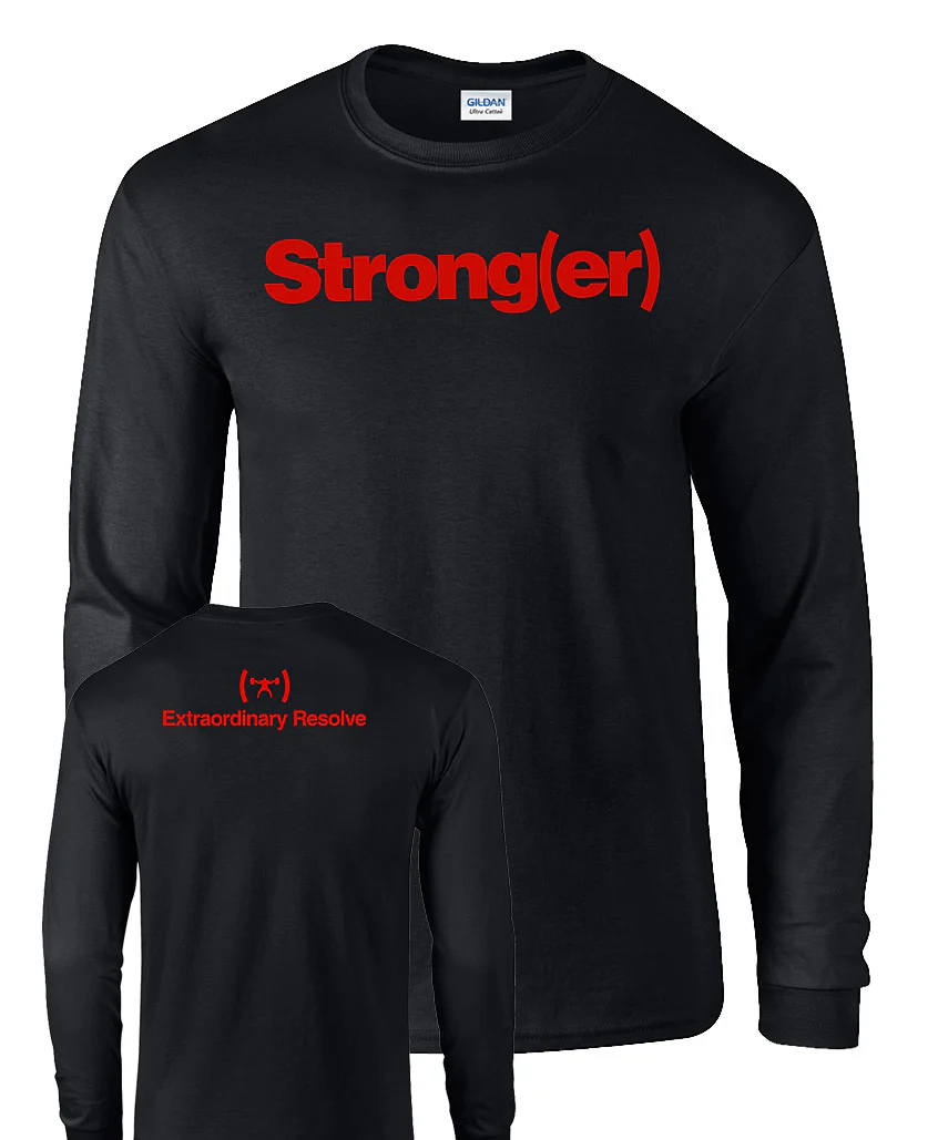 elitefts Strong(er) Red Long Sleeve T-Shirt - Image 2