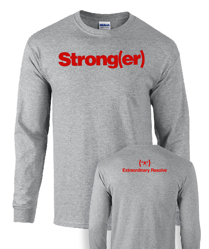 elitefts Strong(er) Red Long Sleeve T-Shirt - Image 3