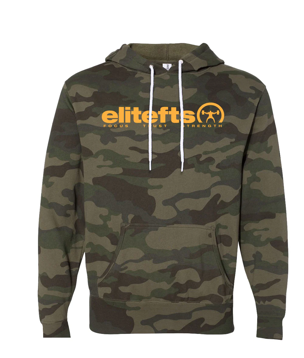 elitefts Tagline Gold Lightweight Hoodie - Image 2