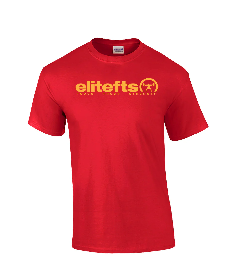 elitefts Tagline Gold T-Shirt - Image 4