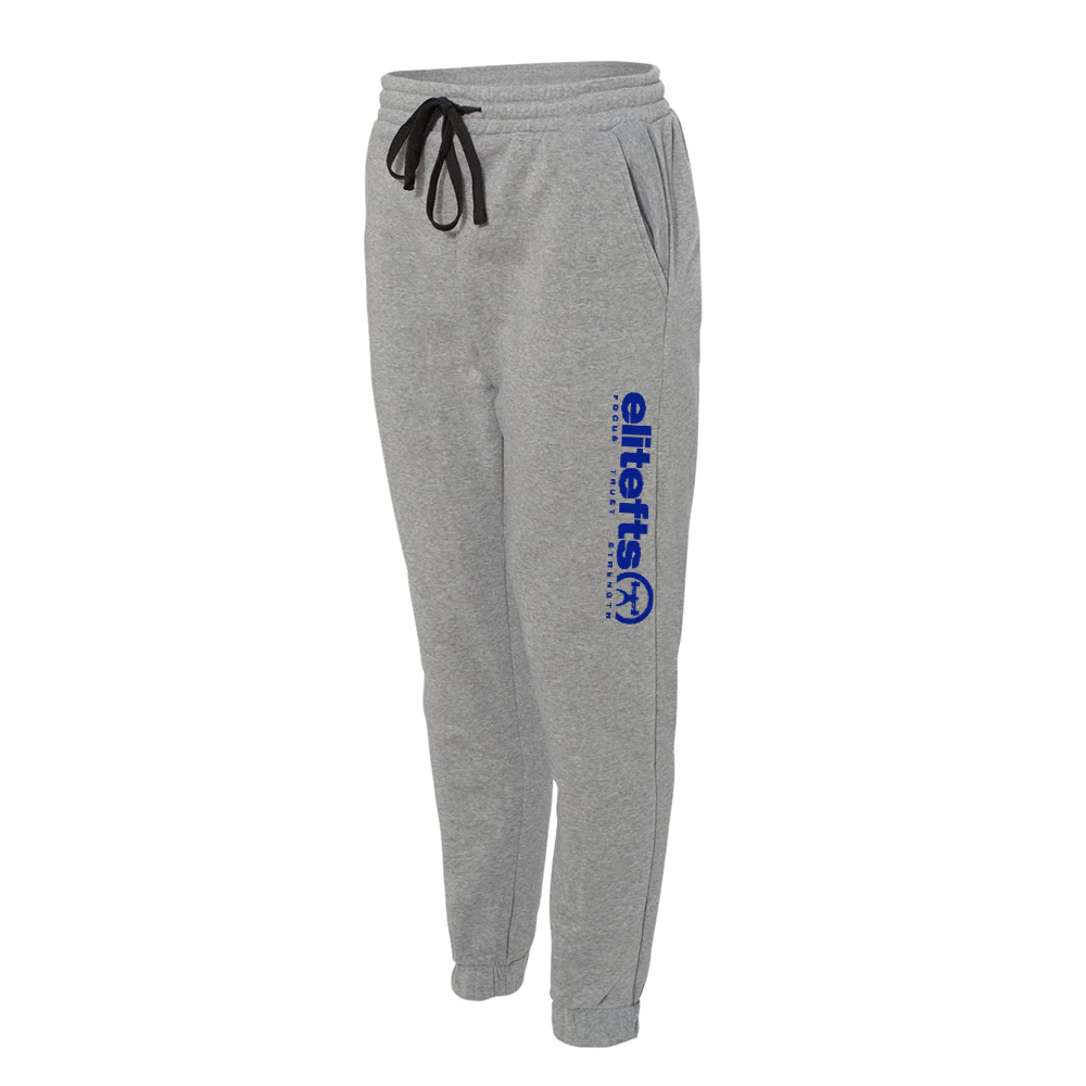elitefts Tagline Royal Blue Fleece Jogger Pants