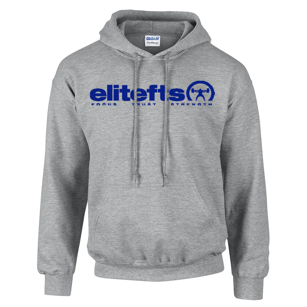 elitefts Tagline Royal Blue Hoodie - Image 3