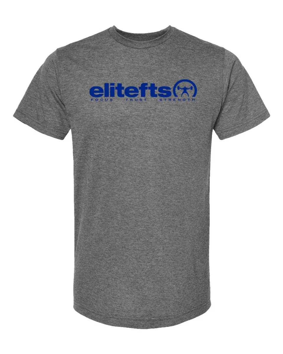 elitefts Tagline Royal Blue Premium T-Shirt - Image 2