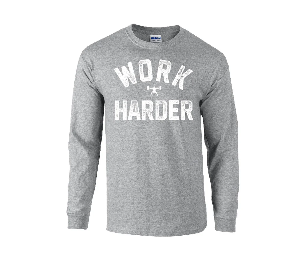 elitefts Work Harder Long Sleeve T-Shirt - Image 3