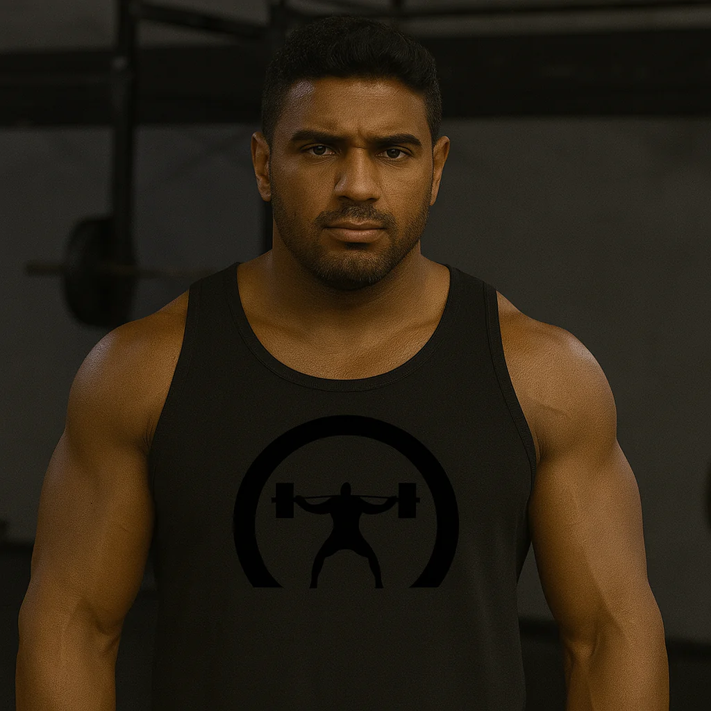 elitefts Crescent Only Black Tank Top - Image 7