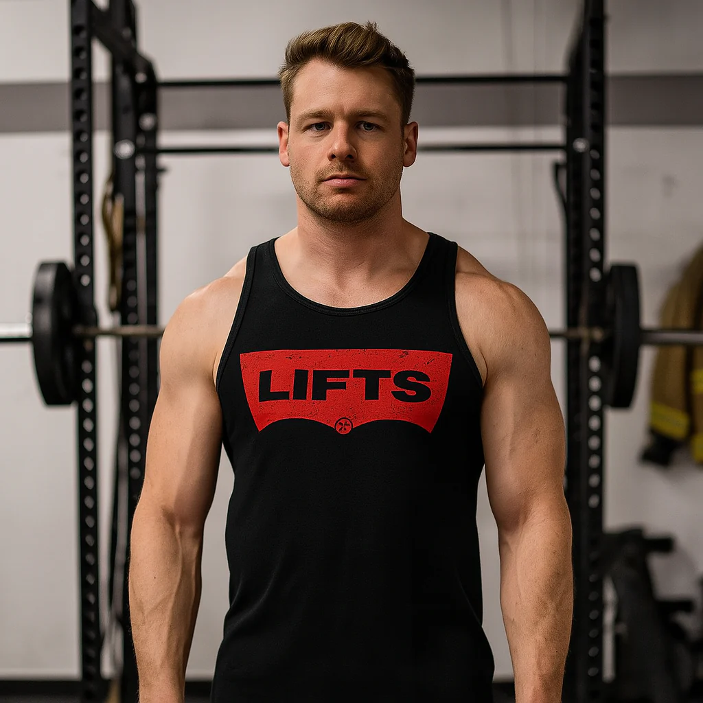 elitefts Red Lifts Tank Top - Image 4