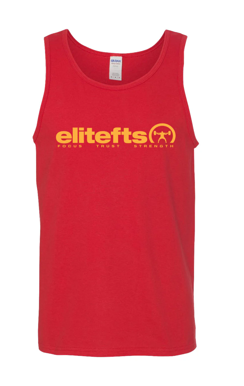 elitefts Tagline Gold Tank Top - Image 12