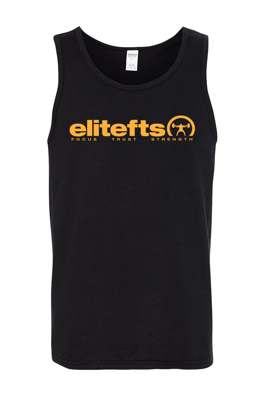 elitefts Tagline Gold Tank Top - Image 5