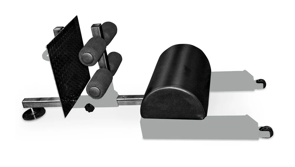 elitefts Scholastic Floor Glute Ham Raise (GHR) with Wheels - Image 5