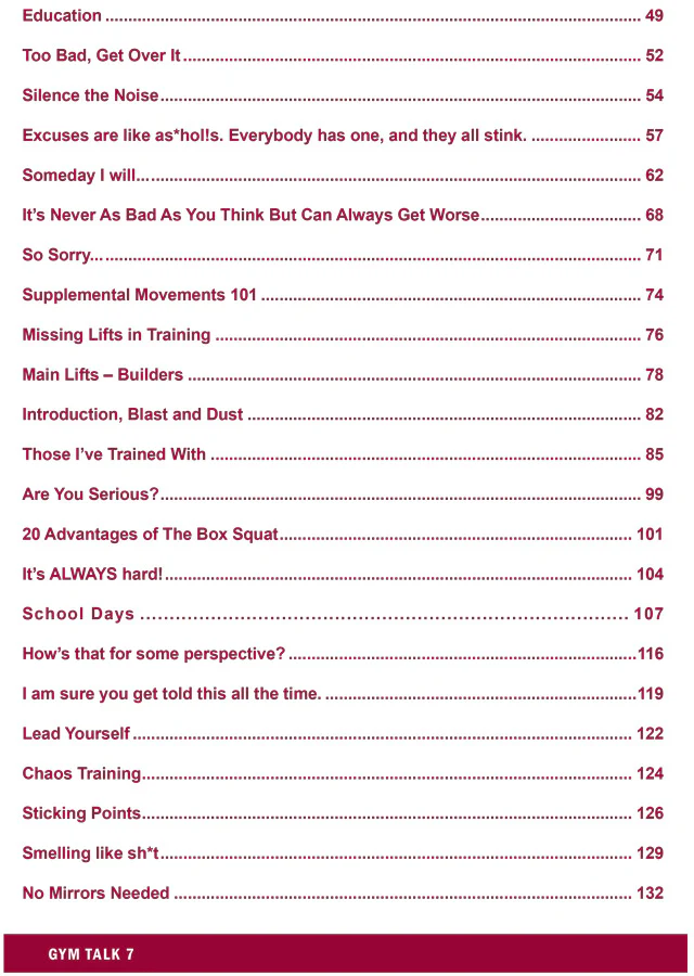 Gym Talk 7: More Trials, Teachings and Tips From A Tore Up Gym Rat - Image 2