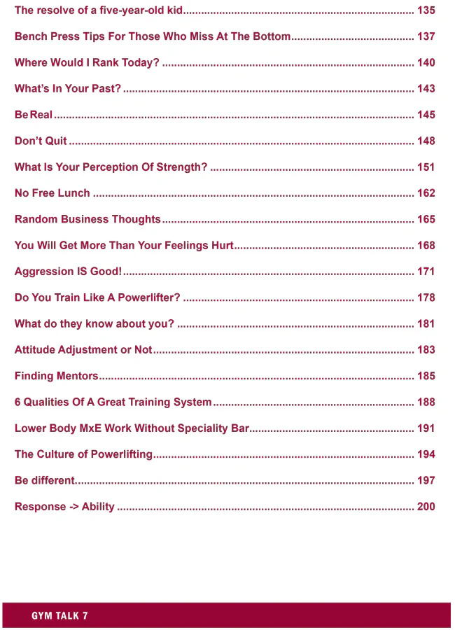 Gym Talk 7: More Trials, Teachings and Tips From A Tore Up Gym Rat - Image 4