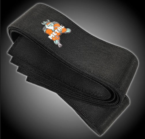 Metal All Black Knee Wraps