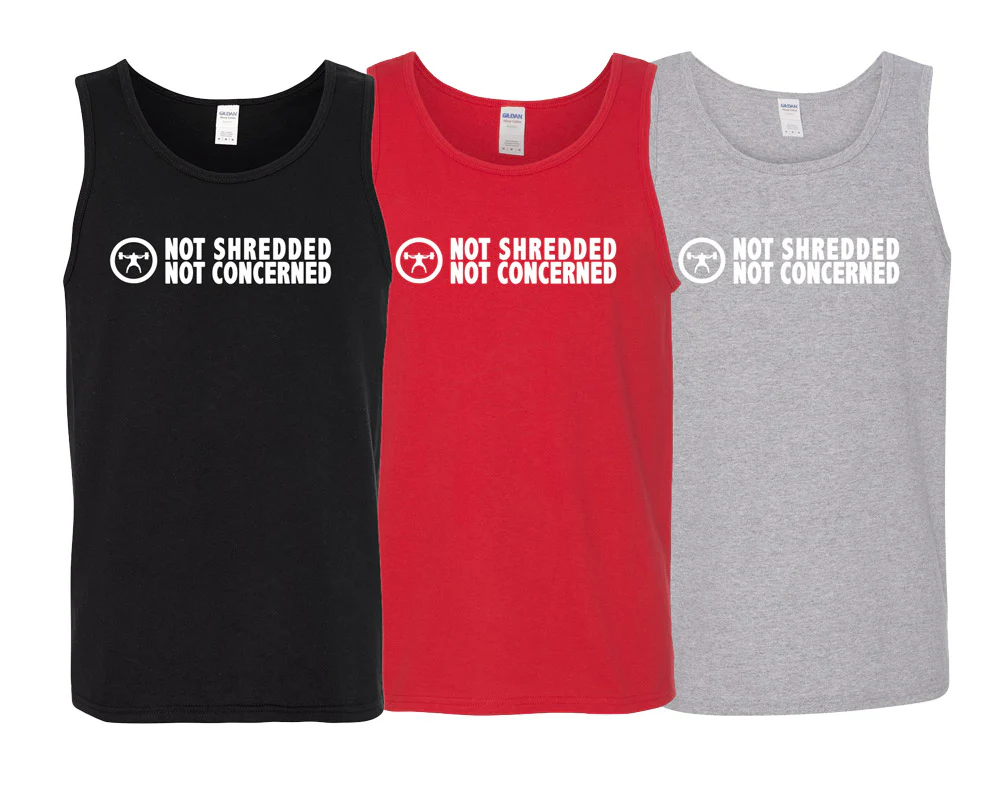 elitefts Not Shredded Not Concerned Tank Top