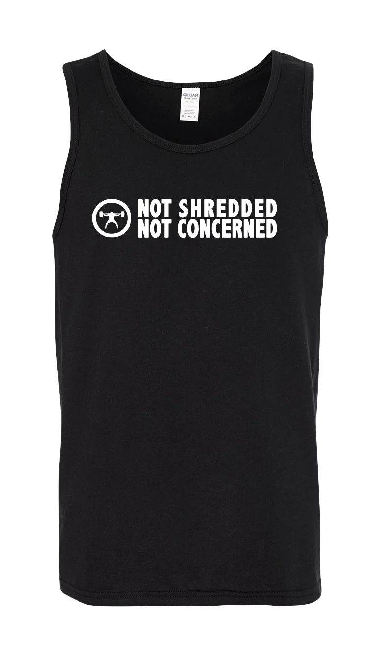 elitefts Not Shredded Not Concerned Tank Top - Image 2