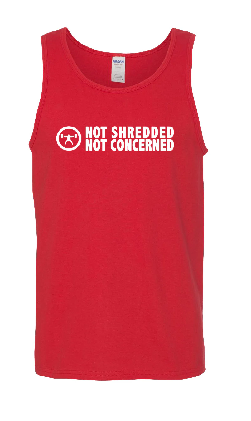 elitefts Not Shredded Not Concerned Tank Top - Image 3