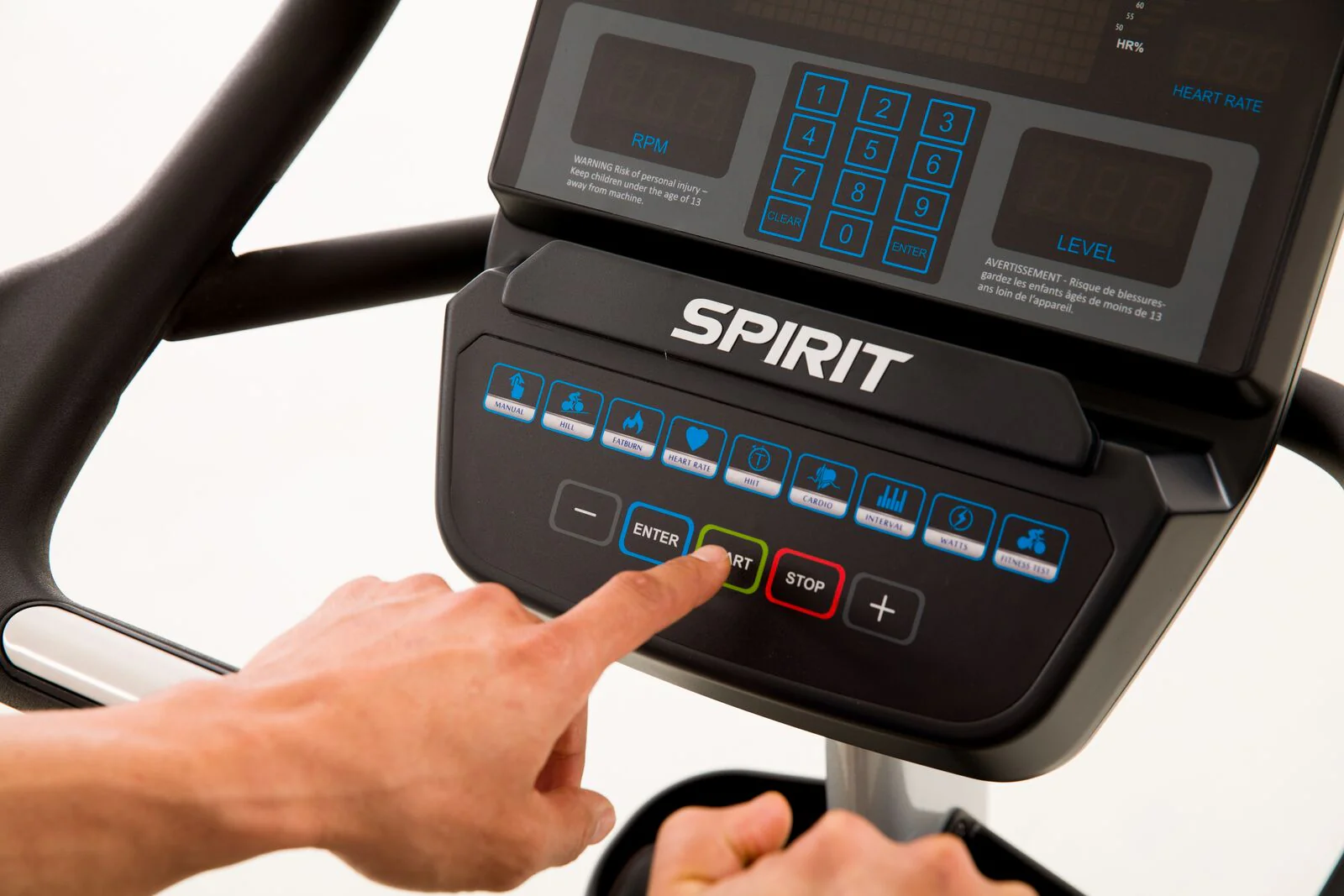 Spirit Fitness CU 900 Upright Bike - Image 4