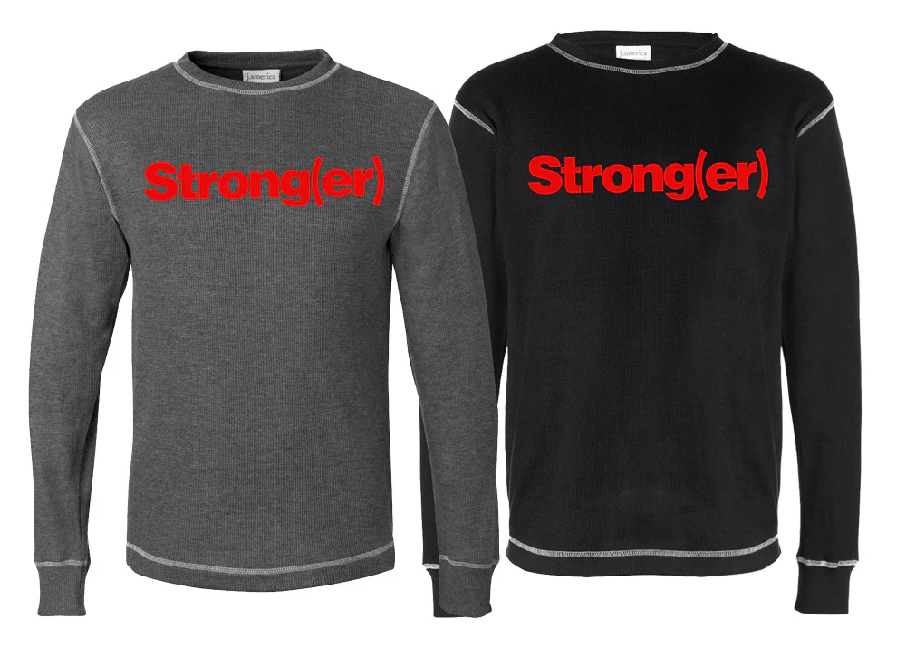elitefts Strong(er) Red Thermal Long Sleeve Shirt