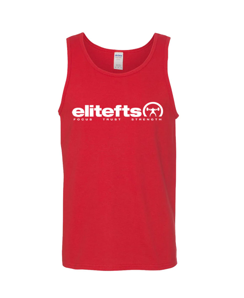 elitefts Tagline White Tank Top - Image 3