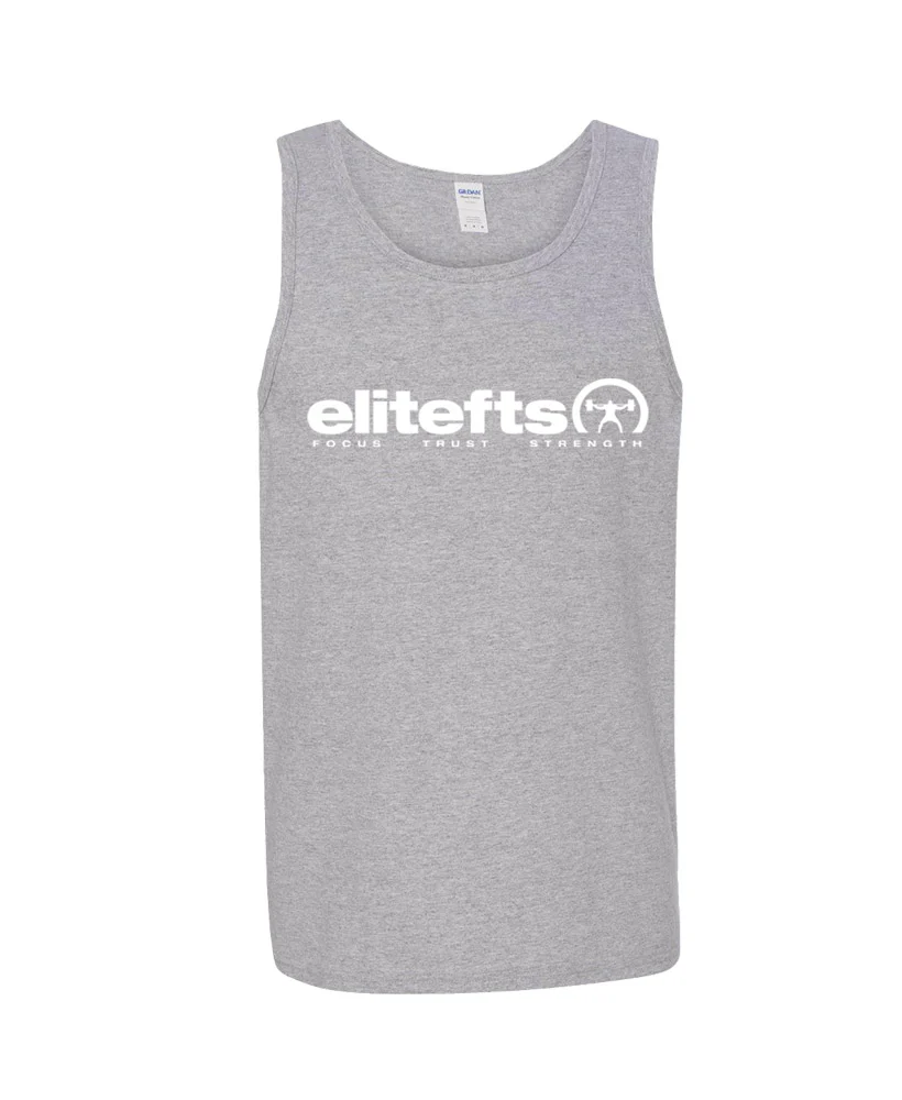 elitefts Tagline White Tank Top - Image 4