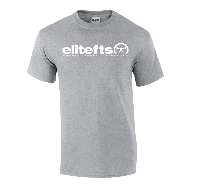 elitefts Tagline White T-Shirt - Image 2